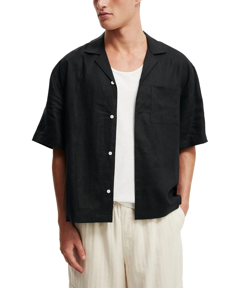 Cotton On Men's Box Fit Short Sleeve Shirt