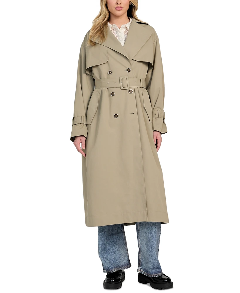 Guess Women's Belted Trench Coat