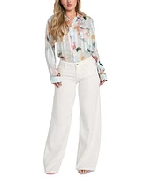 Guess Women's Printed Button-Front Shirt