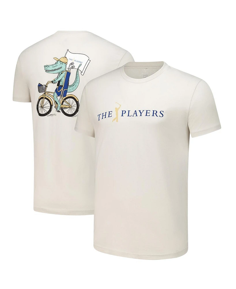 Flomotion Men's and Women's Tan The Players Biking Gator T-Shirt