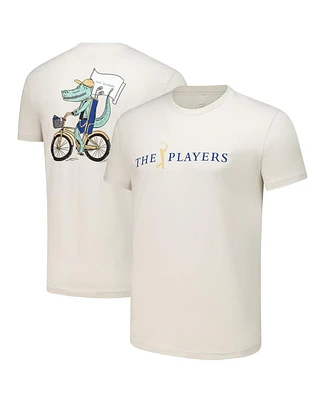 Flomotion Men's and Women's Tan The Players Biking Gator T-Shirt