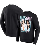 Philco's Men's and Women's Aaliyah Black Graphic Pullover Sweatshirt