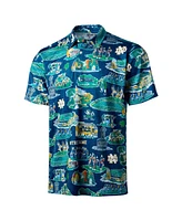 Reyn Spooner Men's Navy Notre Dame Fighting Irish Scenic Polo Shirt