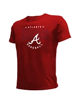 Stitches Big Boys and Girls Atlanta Braves T-Shirt 3-Pack