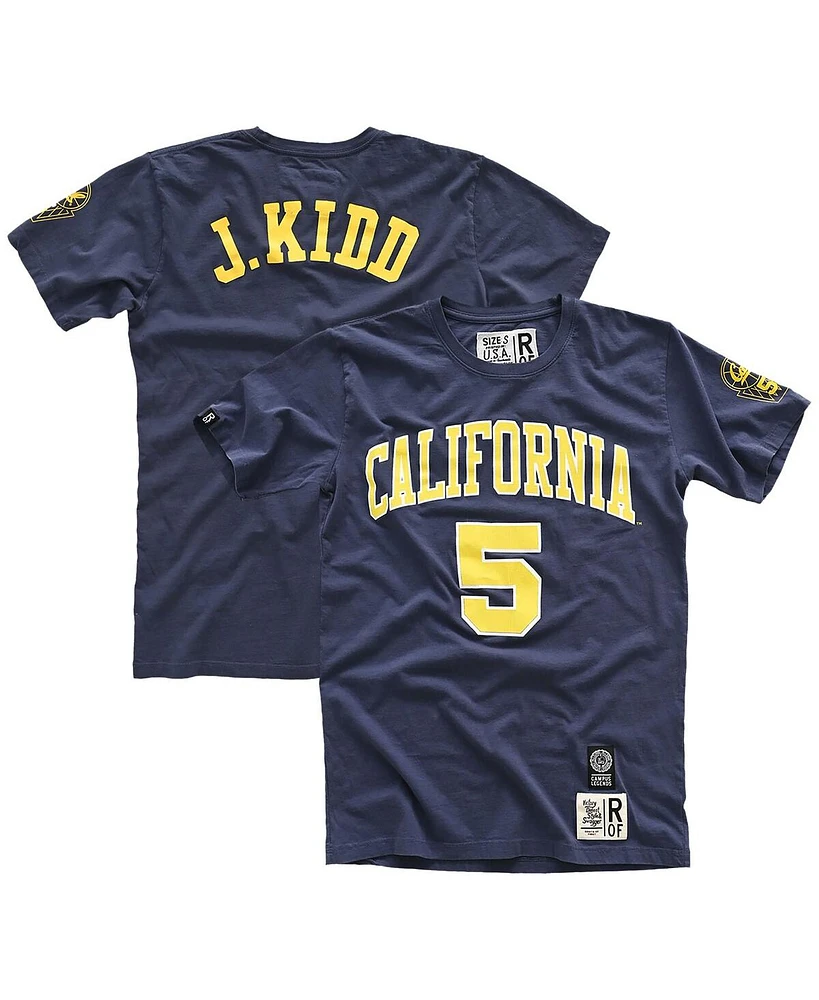 Roots of Fight Men's Jason Kidd Navy Cal Bears Name Number T-Shirt
