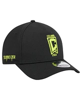 New Era Men's Black Columbus Crew 2025 Jersey Hook 9FORTY M-Crown Adjustable Hat