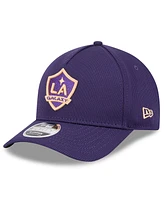 New Era Men's Purple La Galaxy 2025 Jersey Hook 9FORTY M-Crown Adjustable Hat