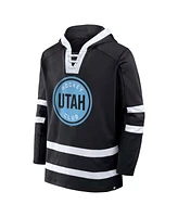 Fanatics Men's Black Utah Hockey Club Inside Line Pullover Hoodie