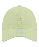 New Era Women's Light Green Boston Celtics Colorpack 9TWENTY Adjustable Hat