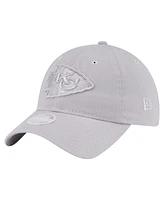 New Era Women's Gray Kansas City Chiefs Color Pack 9TWENTY Adjustable Hat