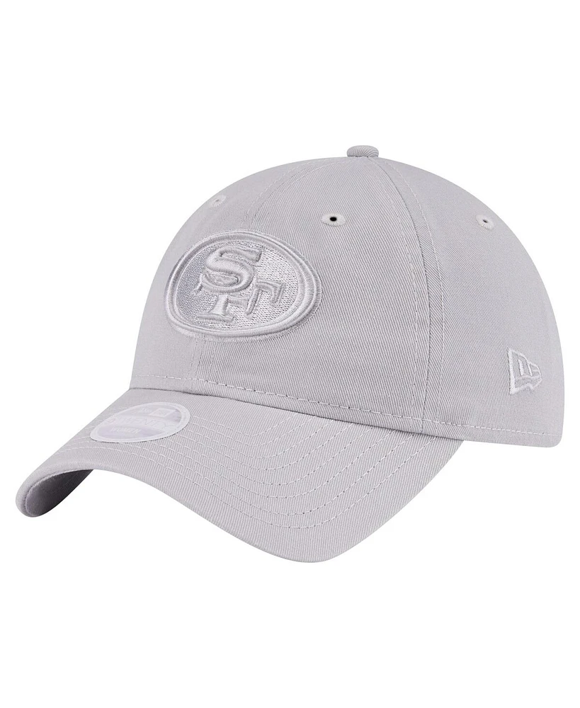 New Era Women's Gray San Francisco 49ers Color Pack 9TWENTY Adjustable Hat