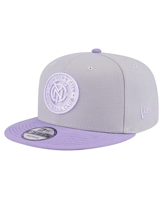 New Era Men's Gray New York City Fc Color Pack Two-Tone 9FIFTY Snapback Hat