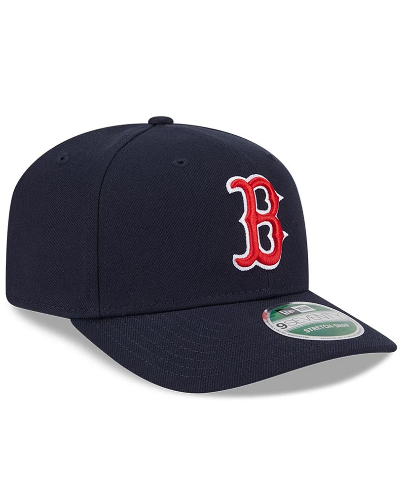 New Era Men's Navy Boston Red Sox Player Replica 9SEVENTY Adjustable Hat