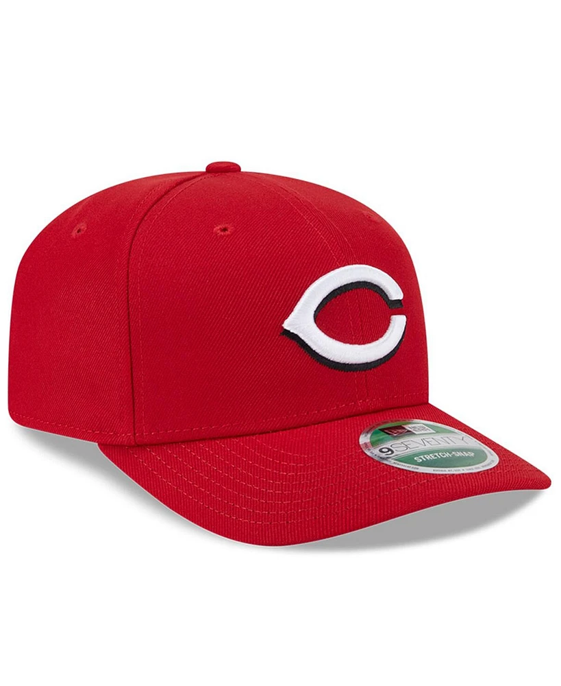 New Era Men's Red Cincinnati Reds Player Replica 9SEVENTY Adjustable Hat