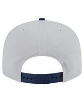 New Era Men's Gray/Navy Boston Celtics Color Pack 2-Tone 9FIFTY Snapback Hat