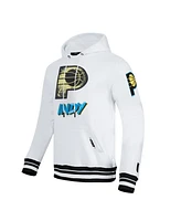 Pro Standard Men's White Indiana Pacers 2024/25 City Edition Pullover Hoodie