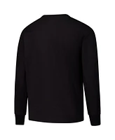 Champion Big Boys and Girls Black Nc State Wolfpack Distressed Arch Over Logo Long Sleeve T-Shirt