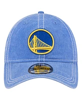 New Era Men's Royal Golden State Warriors Pigment Dyed 9TWENTY Adjustable Hat
