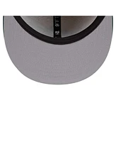 New Era Men's Cream/Green Athletics Team Art 9FIFTY Snapback Hat