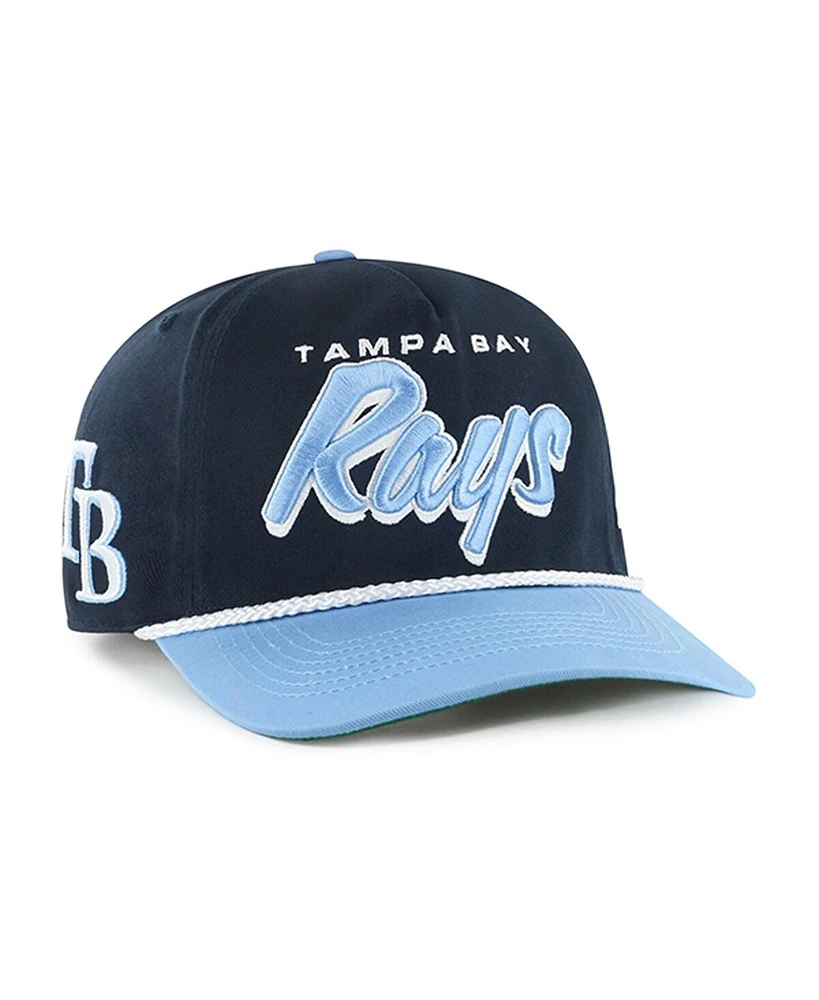 '47 Brand Men's Navy Tampa Bay Rays Drop Shadow Rope Hitch Adjustable Hat