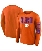 Fanatics Men's Orange Clemson Tigers Big Tall Vision Long Sleeve T-Shirt