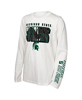 Outerstuff Big Boys and Girls Michigan State Spartans the Mix T-Shirt Combo Set