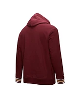Mitchell & Ness Men's Garnet Florida State Seminoles Chainstitch Fleece Pullover Hoodie