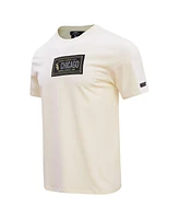 Pro Standard Men's Cream Chicago White Sox Club Member Badge T-Shirt