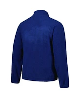 G-iii Sports by Carl Banks Men's Navy Kansas Jayhawks Pinch Runner Half-Zip Sweatshirt