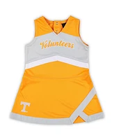 Outerstuff Girls Toddler 2-Piece Tennessee Orange Volunteers Cheer Captain Dress Bloomers Set
