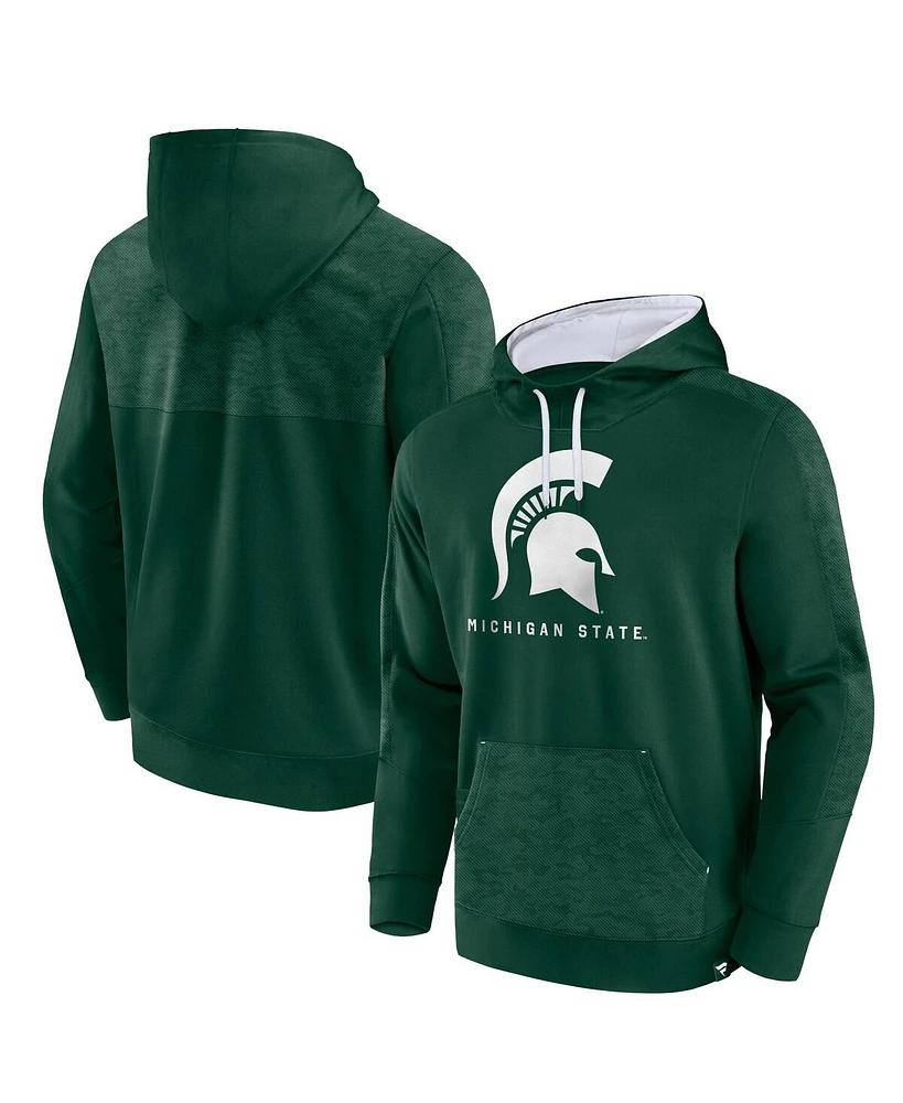 Fanatics Men's Green Michigan State Spartans Defender Pullover Hoodie