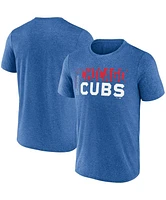 Fanatics Men's Heather Royal Chicago Cubs Fundamentals Shoot For The Sky T-Shirt