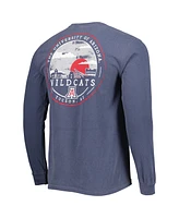 Image One Men's Navy Arizona Wildcats Circle Campus Scene Long Sleeve T-Shirt