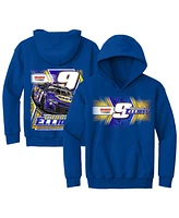 Hendrick Motorsports Team Collection Big Boys and Girls Royal Chase Elliott Napa Car Pullover Hoodie