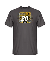 Joe Gibbs Racing Team Collection Men's Charcoal Christopher Bell Dewalt Car T-Shirt