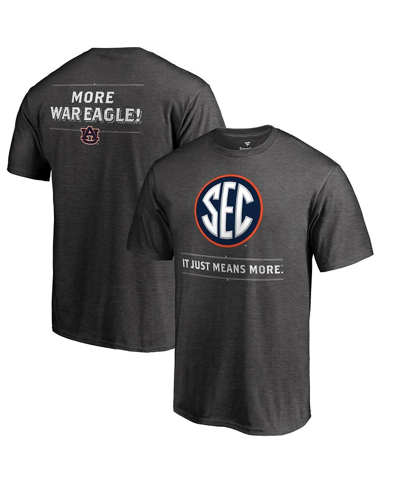 Fanatics Men's Ash Auburn Tigers Sec Means More T-Shirt
