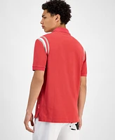 A|X Armani Exchange Men's Stripe Logo Polo Shirt