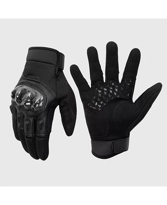 Alpine Swiss Men's Motorcycle Gloves Touchscreen Hard Shell Tactical Sport