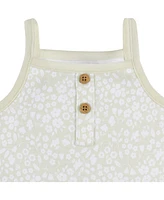Gerber Baby Girls 4-Pack Sleeveless Onesies Bodysuits