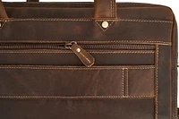 Luxorro Large Leather Briefcase - Capacity & Elegant