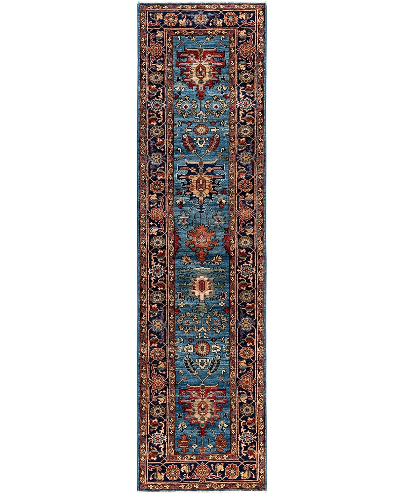 Adorn Hand Woven Rugs Serapi M1945 2'7''x10' Runner Area Rug