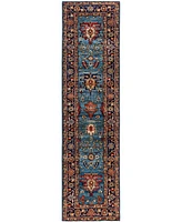 Adorn Hand Woven Rugs Serapi M1945 2'7''x10' Runner Area Rug