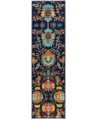 Adorn Hand Woven Rugs Serapi M1945 2'8''x9'9'' Runner Area Rug