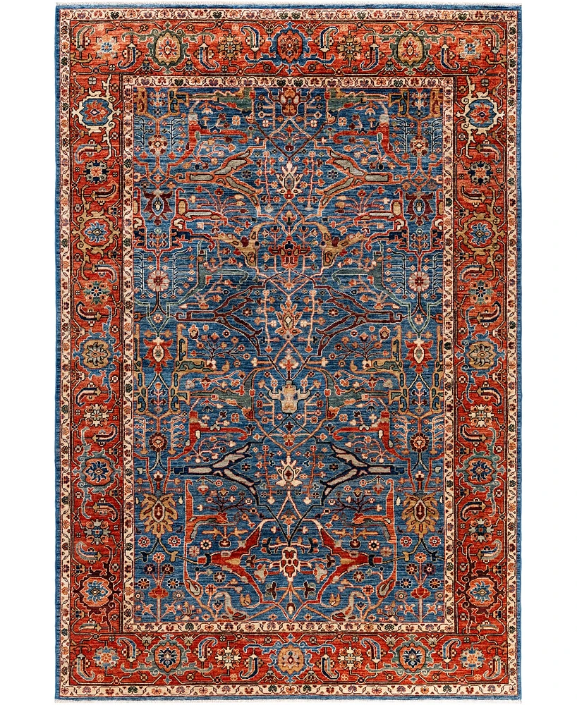 Adorn Hand Woven Rugs Serapi M1945 6'1''x9' Area Rug