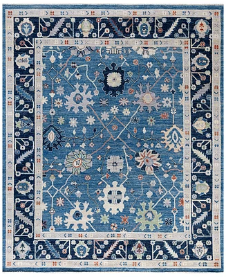 Adorn Hand Woven Rugs Colorful Oushak M1945 8'x9'7'' Area Rug