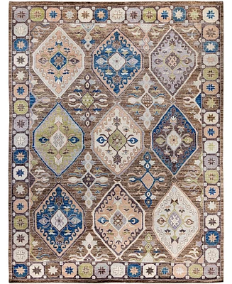 Adorn Hand Woven Rugs Colorful Oushak M1945 9'1''x11'10'' Area Rug