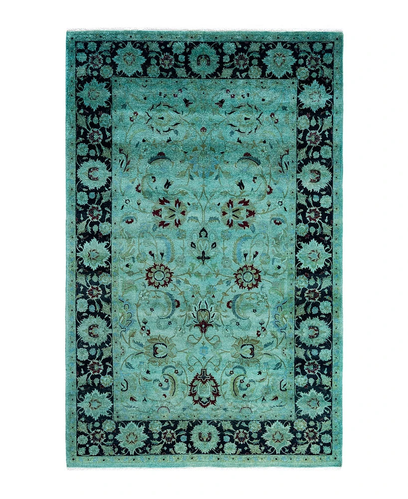 Adorn Hand Woven Rugs Fine Vibrance M1437 4'8''x7'5'' Area Rug