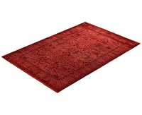 Adorn Hand Woven Rugs Fine Vibrance M885 4'2''x6'2'' Area Rug