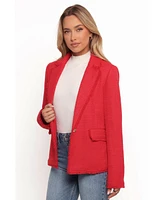 Petal and Pup Women's Simona Single Button Twill Blazer