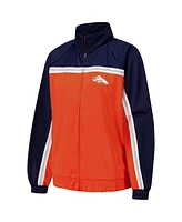 G-iii 4Her by Carl Banks Women's Orange Denver Broncos Post Game Full-Zip Track Jacket